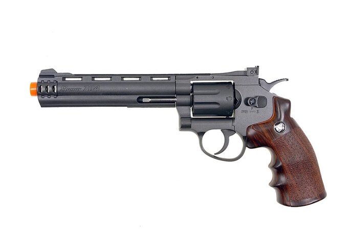 Win Gun 6" Revolver CO2 Revolver w/ Nylon Rotary Drum & Barrel