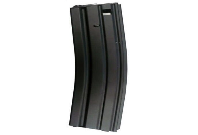 JG M4 / M16 120rd polymer midcap M4 magazine, black