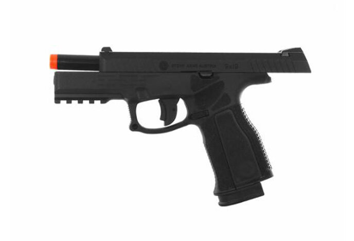Steyr L9-A2 Green Gas / CO2 Pistol with CO2 Magazine, Black
