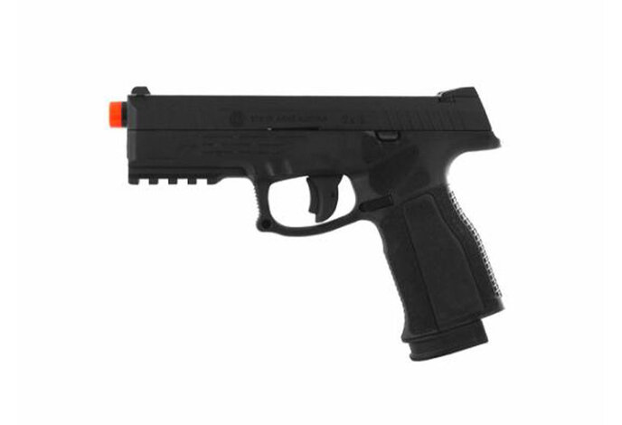 Steyr L9-A2 Green Gas / CO2 Pistol with CO2 Magazine, Black