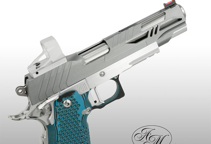 Airsoft Masterpiece Custom RIO Carry Optic Standard Slide for 5.1 Hi Capa / 1911