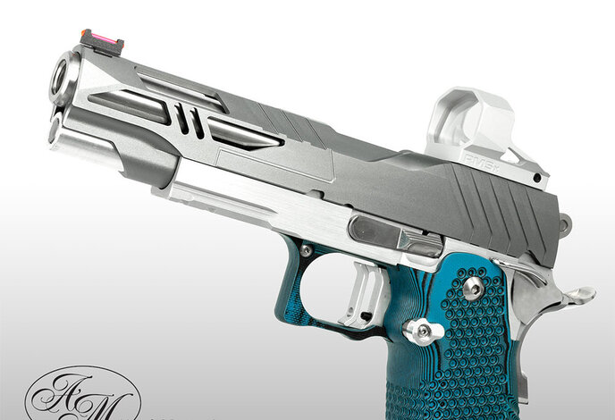 Airsoft Masterpiece Custom RIO Carry Optic Standard Slide for 5.1 Hi Capa / 1911