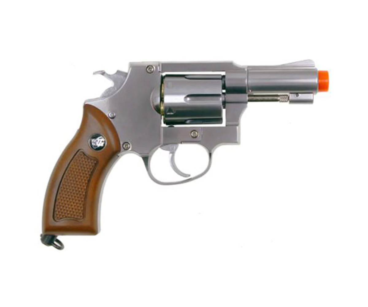 Wingun M36 CO2 Full Metal Revolver, Silver - Airsoft Extreme