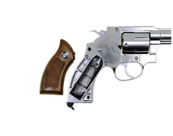 Win Gun Win Gun Full Metal CO2 Revolver M36 , Silver