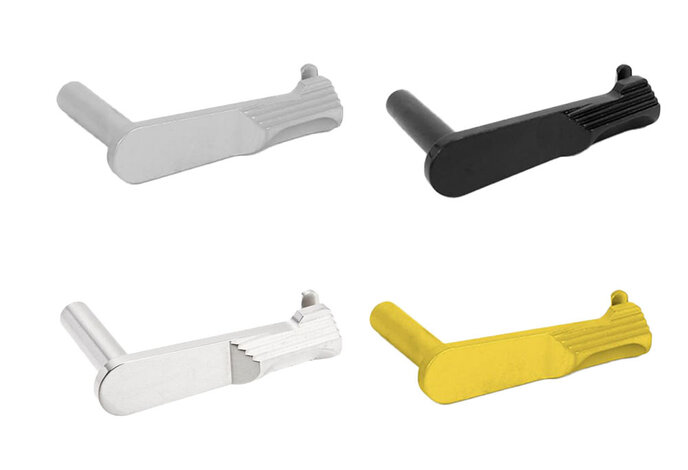 Airsoft Masterpiece CNC Steel Slide Stop - S Style