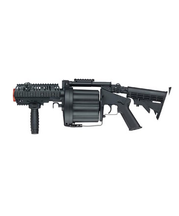 ICS ICS MILKOR Granatkaster Grandmaster Multiple M203 Grenade Launcher Black