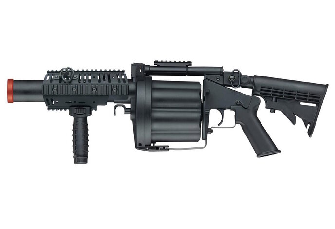 ICS MILKOR Granatkaster Grandmaster Multiple M203 Grenade Launcher Black