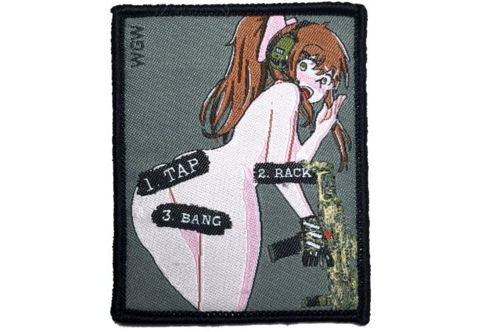 Weapons Grade Waifus Tap, Rack, Bang (Censored) Morale Patch