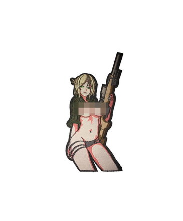 Weapons Grade Waifus Weapons Grade Waifus Gisele Die Cut Morale Patch  NSFW