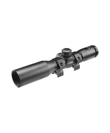 Aimsports Aimsports 4X32 Compact Combat Scope with Rings & Sunshade, Mil-Dot Reticle