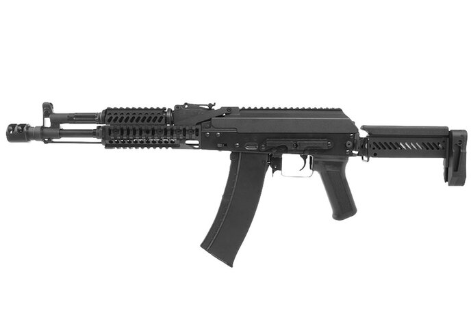 LCT Airsoft ZK-104 AK Full Metal AEG with Folding Stock Black