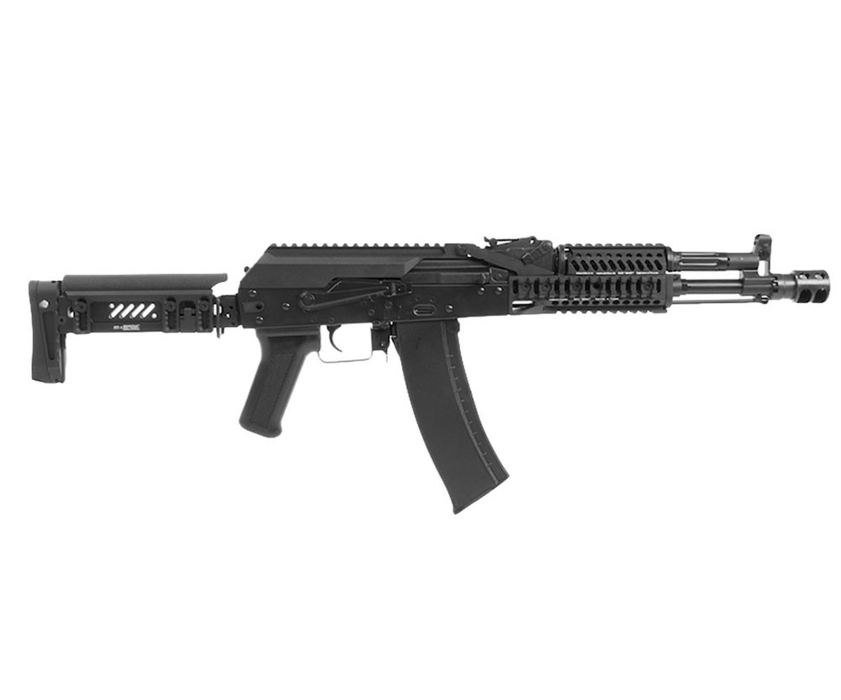 LCT Airsoft ZK-104 AK Full Metal AEG with Folding Stock Black 