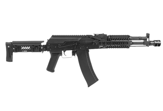 LCT Airsoft ZK-104 AK Full Metal AEG with Folding Stock Black