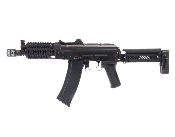 LCT Airsoft LCT Airsoft ZKS-74UN AK Full Metal AEG with Folding Stock Black