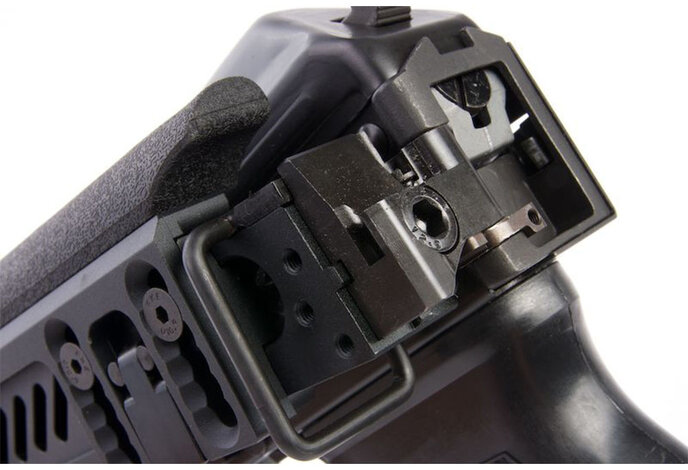 LCT Airsoft ZKS-74UN AK Full Metal AEG with Folding Stock Black