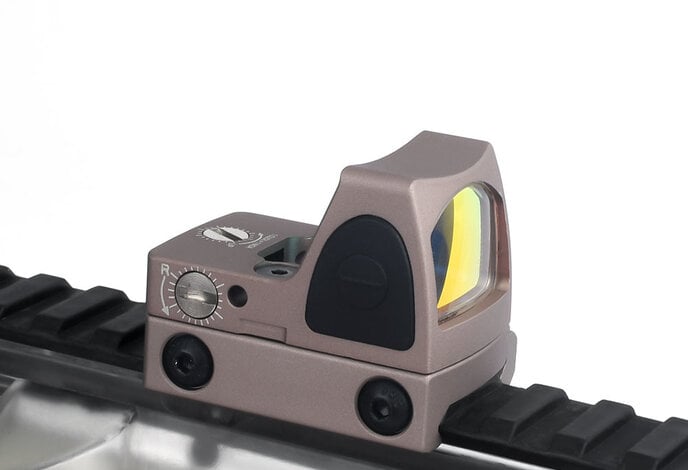 AEX RMR Sight with Weaver Mount, Red Dot, Dark Earth