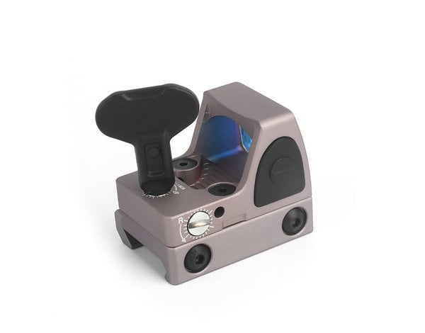 Airsoft Extreme AEX RMR Sight with Weaver Mount, Red Dot, Dark Earth