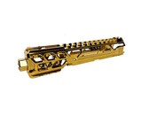 CTM TAC AAP-01 CNC Upper Set - Short Cutout Version Electroplated Chrome Gold