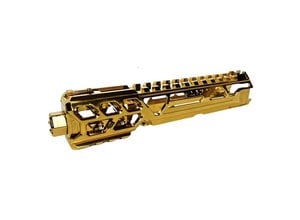 CTM TAC CTM TAC AAP-01 CNC Upper Set - Short Cutout Version Electroplated Chrome Gold