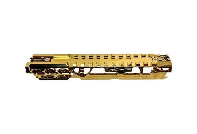CTM TAC AAP-01 CNC Upper Set - Short Cutout Version Electroplated Chrome Gold