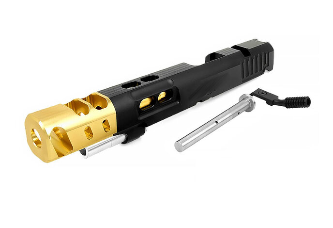 Airsoft Masterpiece S Style DVC Steel Open Slide Kit for 5.1 Hi Capa / 1911