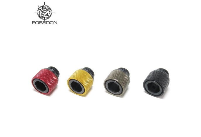 Poseidon 11mm CW to 14mm CCW Thread Adapter with Cap