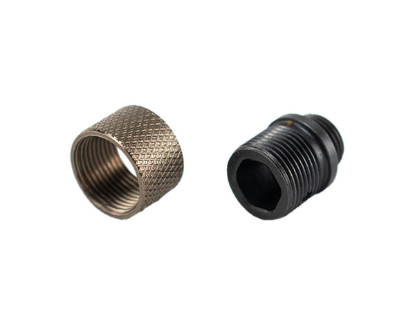 Poseidon Poseidon 11mm CW to 14mm CCW Thread Adapter with Cap