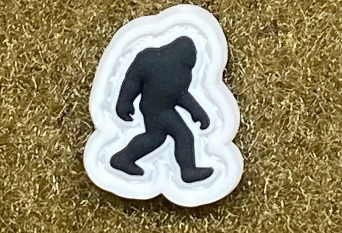 Tactical Outfitters Sasquatch Silhouette PVC Cat Eye Morale Patch