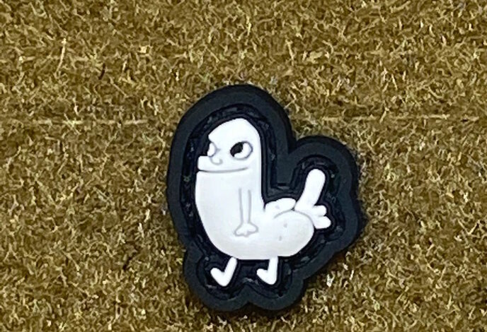 Tactical Outfitters Dickbutt PVC Cat Eye Morale Patch