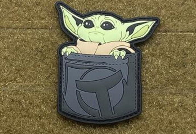 Tactical Outfitters Pocket Baby Yoda PVC Morale Patch
