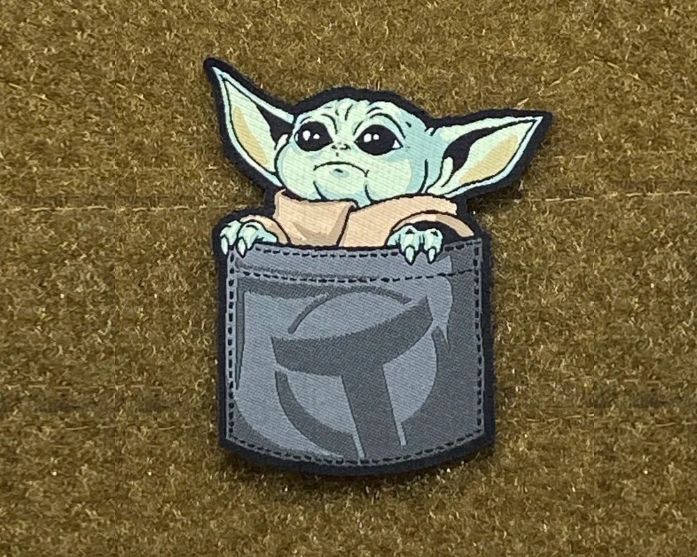 Tactical Outfitters Pocket Baby Yoda Morale Patch - Airsoft Extreme