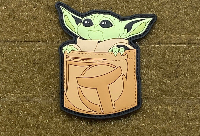 Tactical Outfitters Pocket Baby Yoda PVC Morale Patch