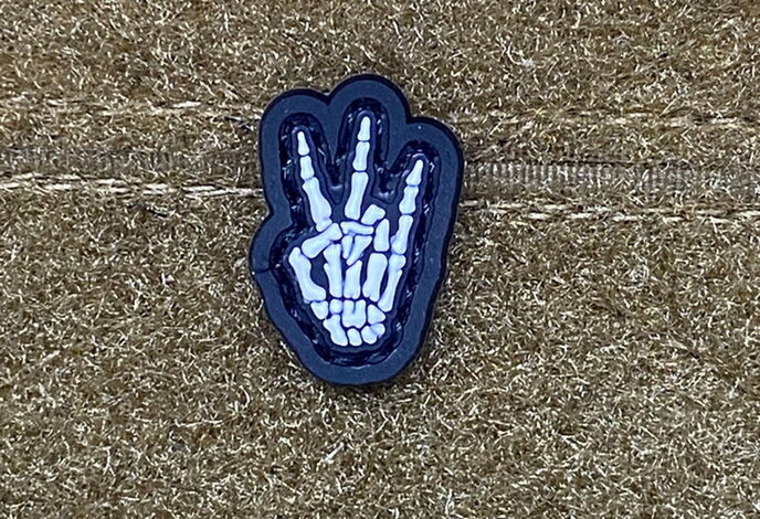 Tactical Outfitters Skeleton PVC Cat Eye Morale Patch