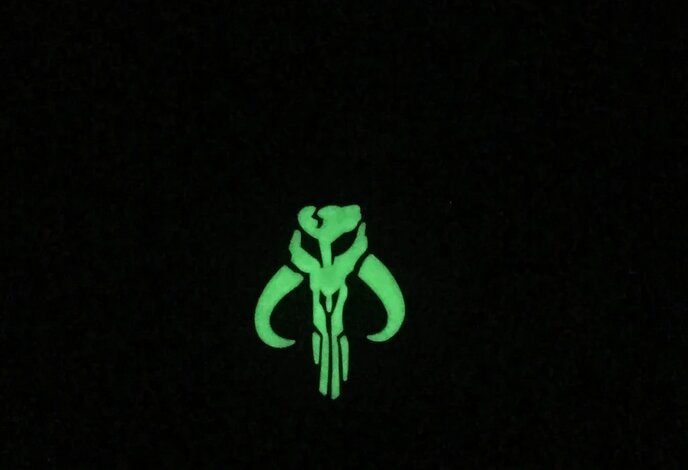 Tactical Outfitters Mandalorian Mythosaur Cat Eye GITD PVC Morale