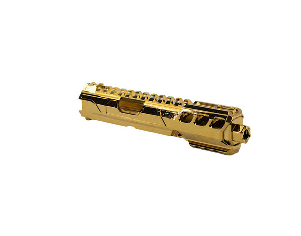 CTM TAC CTM TAC AAP-01 CNC Upper Set - Short Normal Version Electroplated Chrome Gold