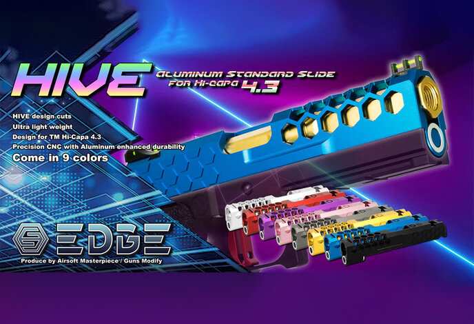 EDGE Custom HIVE Standard Slide for 4.3 Hi Capa / 1911