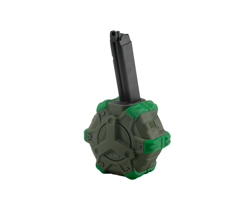 WE Glock series 350 rd gas drum magazine