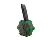 WE Hi Capa 350 rd gas drum magazine, green