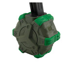 WE Tech WE Hi Capa 350 rd gas drum magazine, green