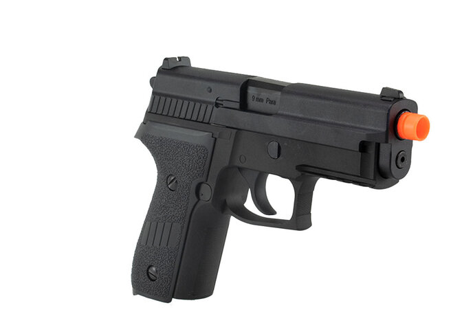 WE F229 Gas Blowback with Rail Black