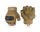 GloveStation Combat Fingerless Hard Knuckle Gloves