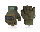 GloveStation Combat Fingerless Hard Knuckle Gloves