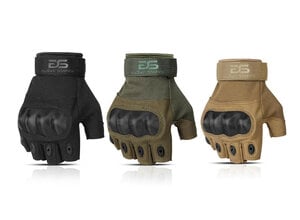 GloveStation GloveStation Combat Fingerless Hard Knuckle Gloves