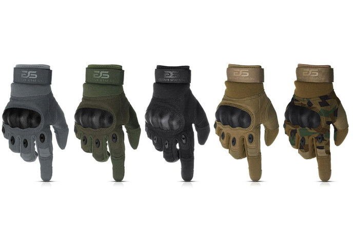 GloveStation Combat Hard Knuckle Gloves