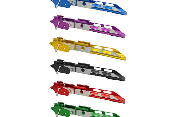 Unisoft Aluminum Frame for Tokyo Marui Hi Capa, Two-Tone Skeletonized,