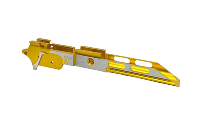 Unisoft Aluminum Frame for Tokyo Marui Hi Capa, Two-Tone Skeletonized,