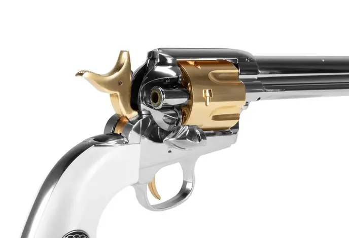 Umarex Elite Force Legends Smokewagon 6-Shot CO2 Revolver, Gold Accent Limited Edition