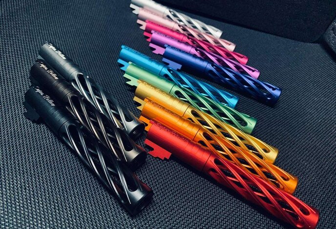 Dr Black Outer Barrel for 5.1 Hi Capa, Dinging,