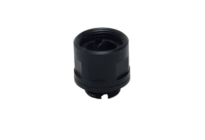 Unisoft 11mm CW to 14mm CCW Aluminum Thread Adapter with Cap, Style 2,