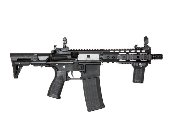 Specna Arms Specna Arms M4 AEG Rifle EDGE Series M4 PDW Keymod SA-E12 Black Gun Only